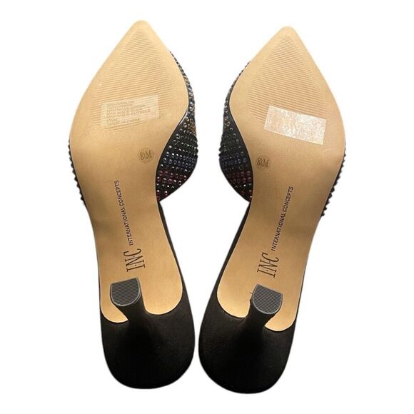 INC- International Concepts Women's Giralda Rhinestone Pointed Toe Mules Sz 8.5M - Picture 7 of 8